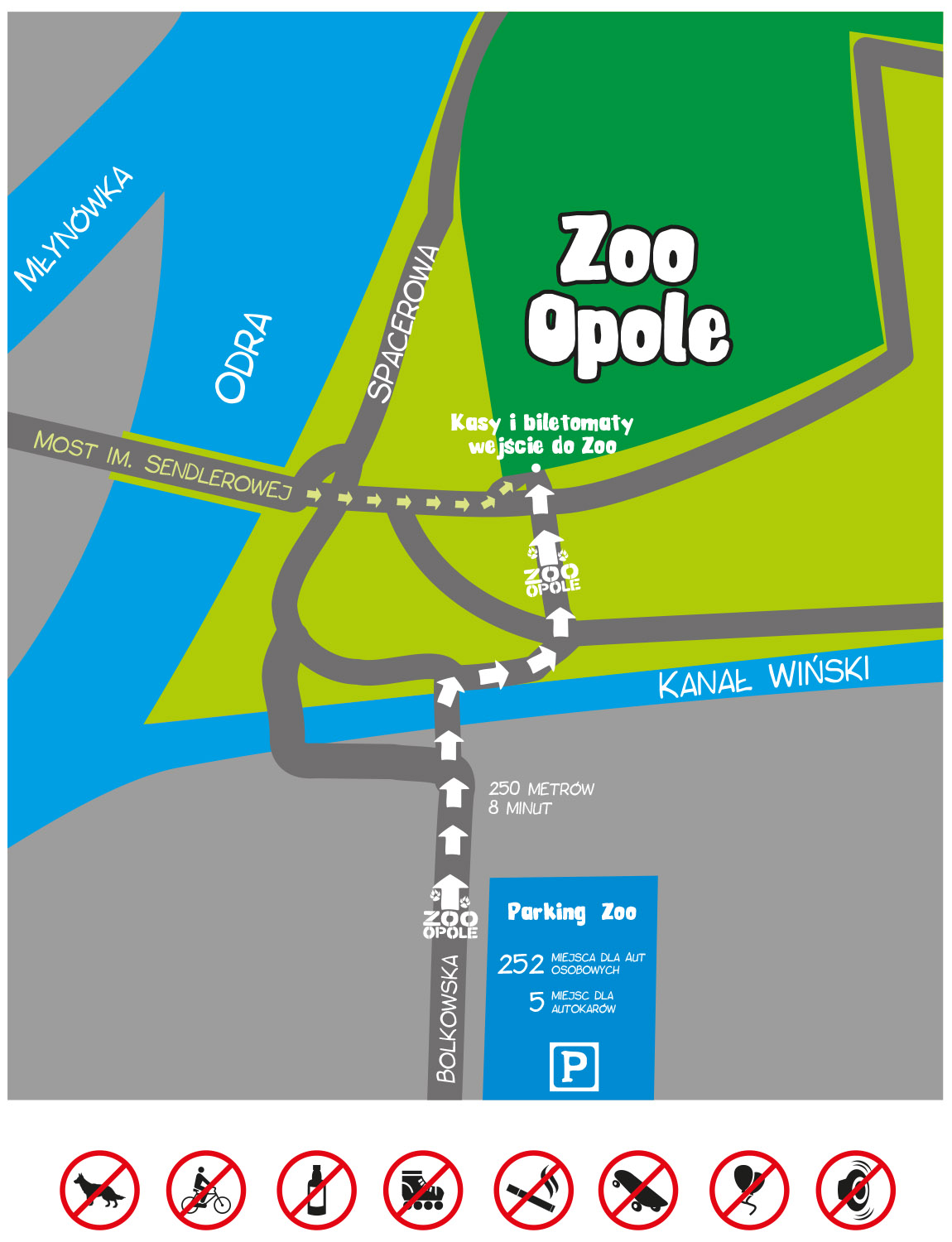 Zoo Opole Parking (dojazd do zoo)