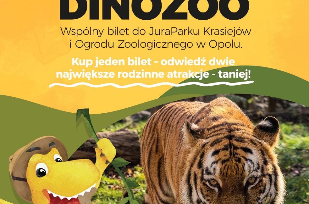 DINOZOO – jeden bilet, dwie rodzinne atrakcje taniej!